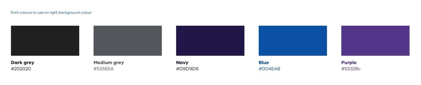 Typography and accessible colour - digital guides | vic.gov.au