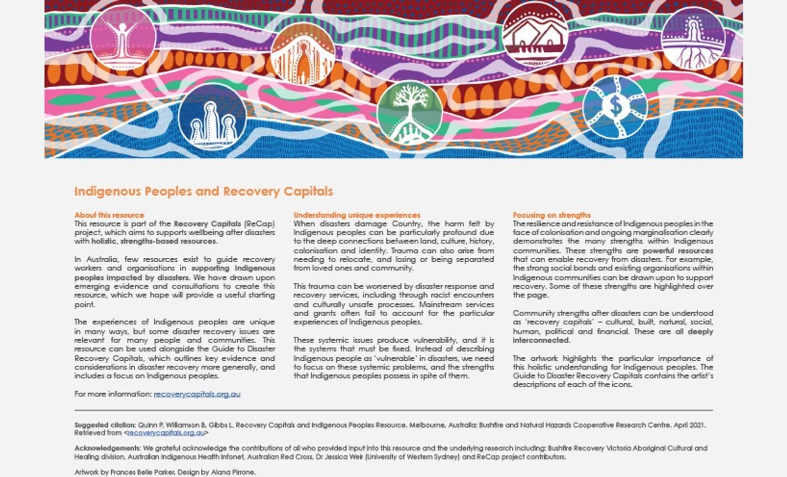 Indigenous Peoples and Recovery Capitals (ReCap) Indigenous Peoples and Recovery Capitals (ReCap) thumbnail