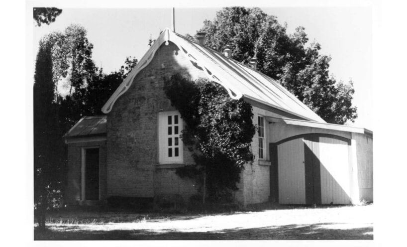 Attached garage at the former Drummond North State School in 1976.