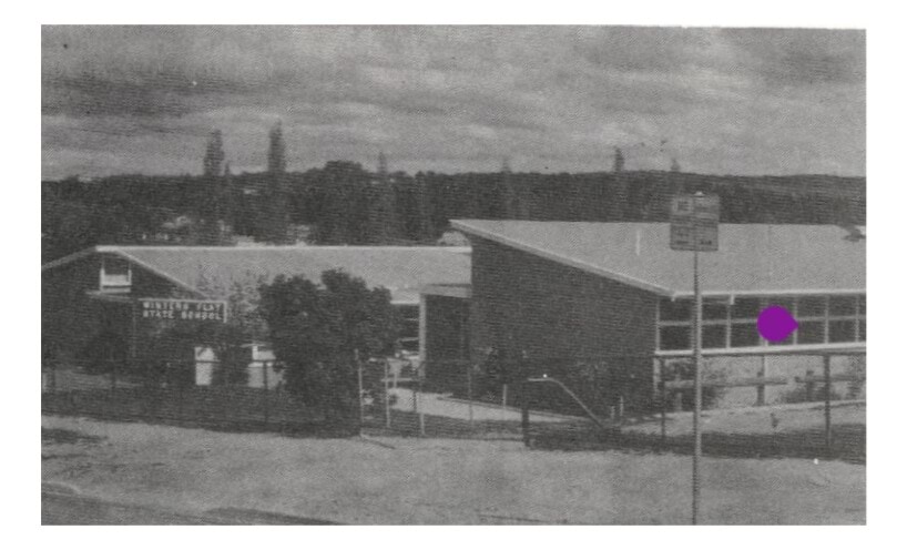 Winters Flat State School in the 1960s. 