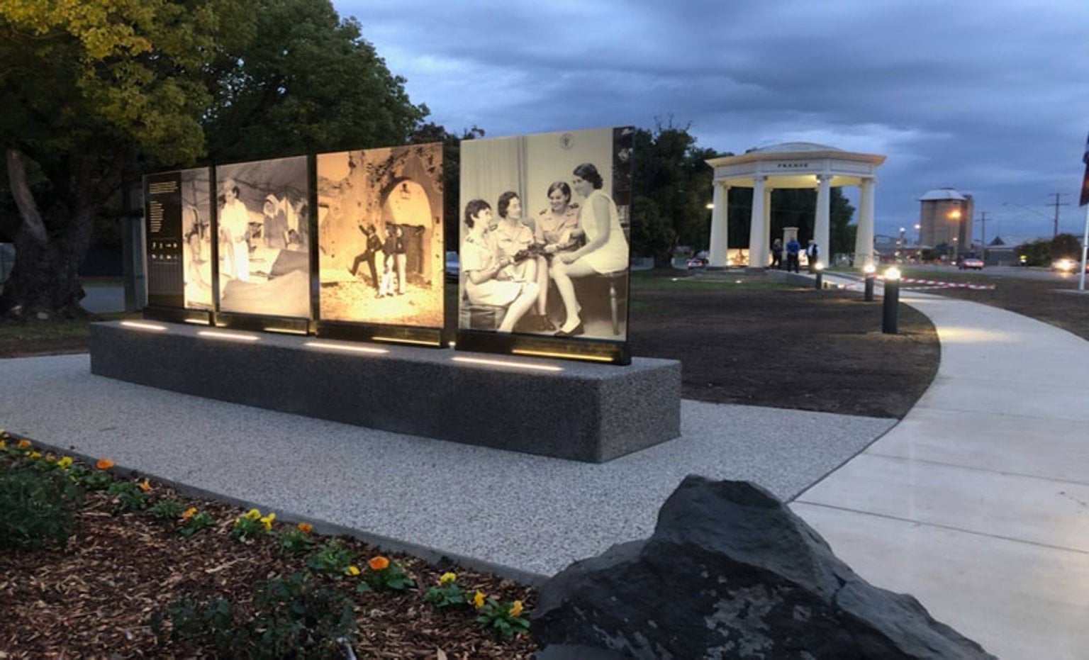 Restoring community war memorials and avenue of honour