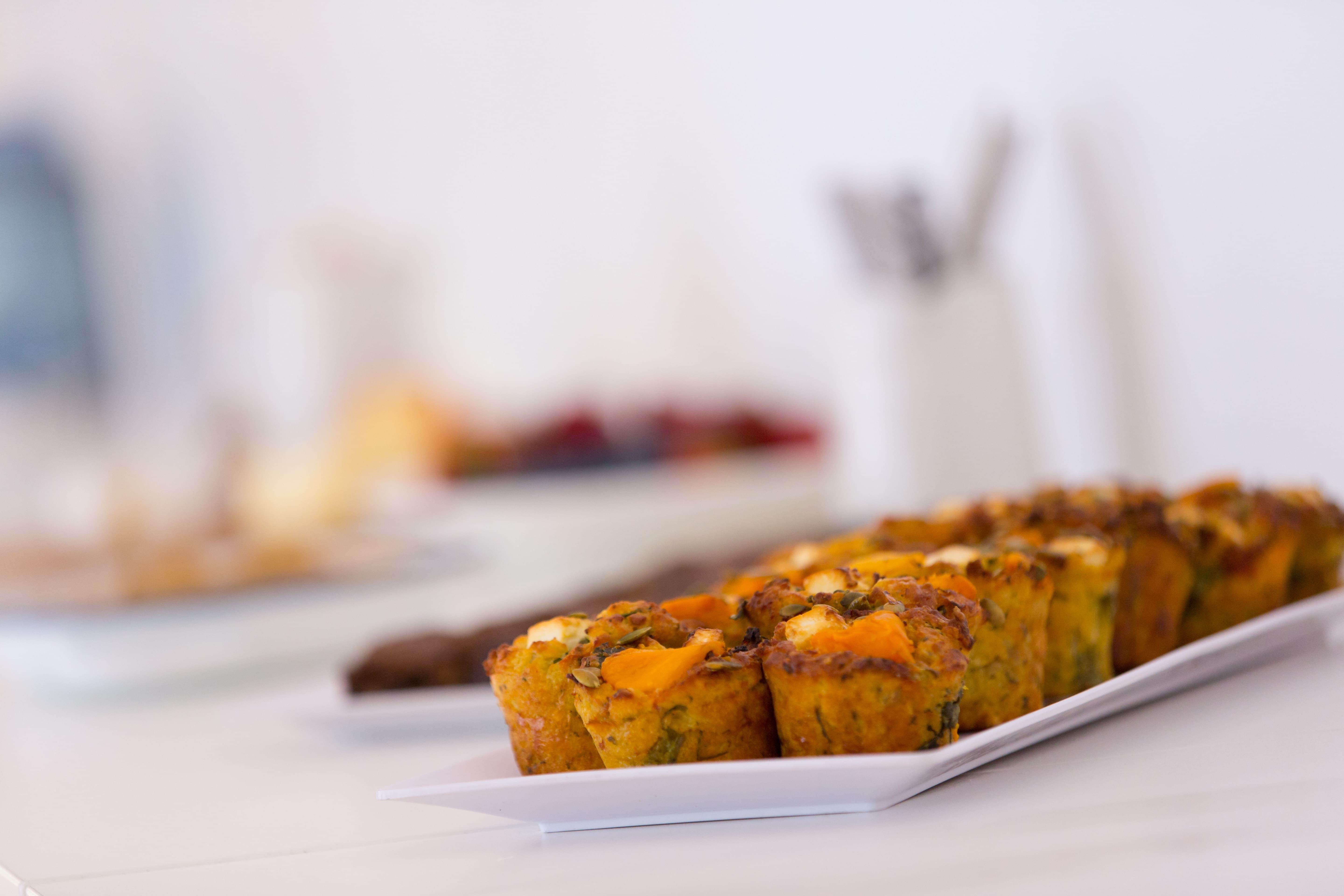 Photo shows food available through VEMI catering