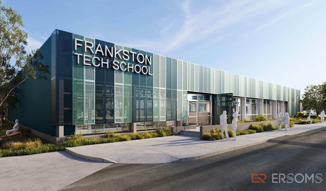 Illustration of the new Frankston Tech School.