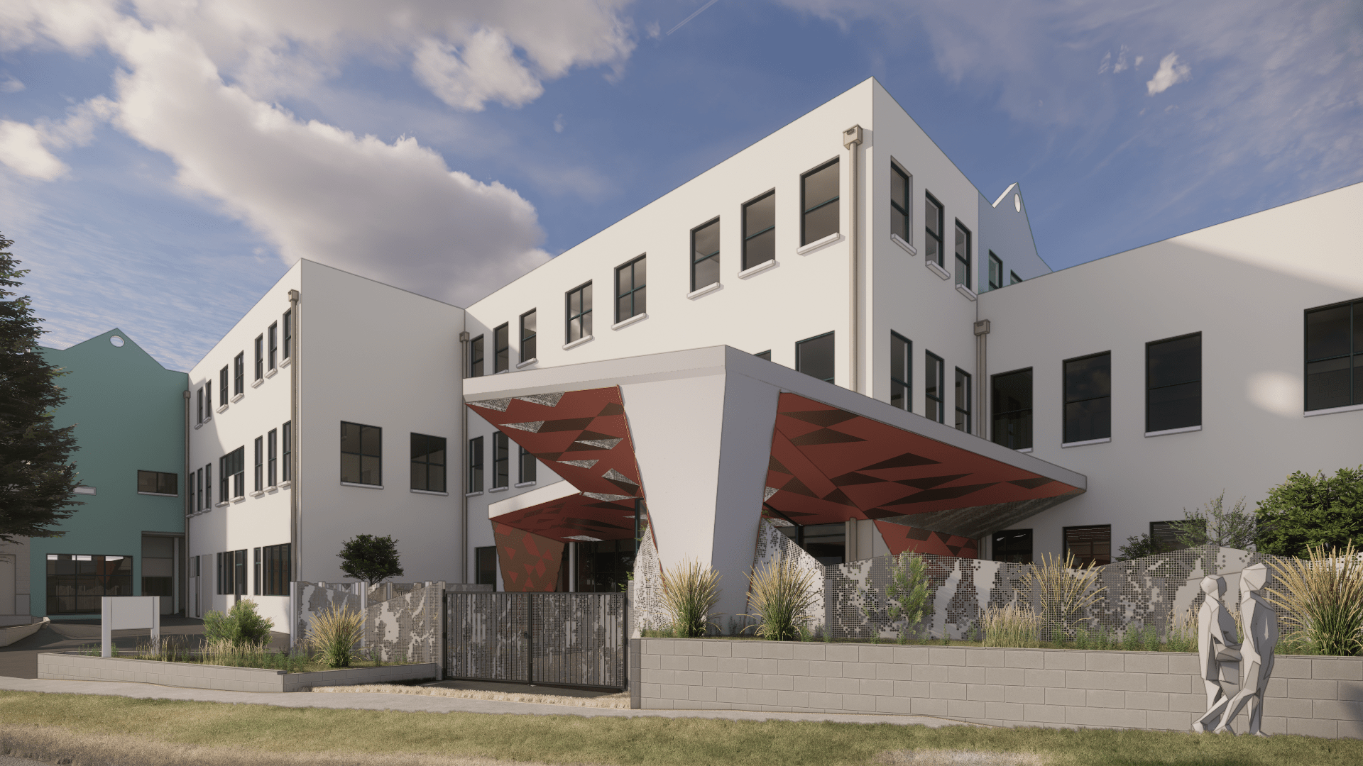 Exterior view of the new Warrnambool Tech School
