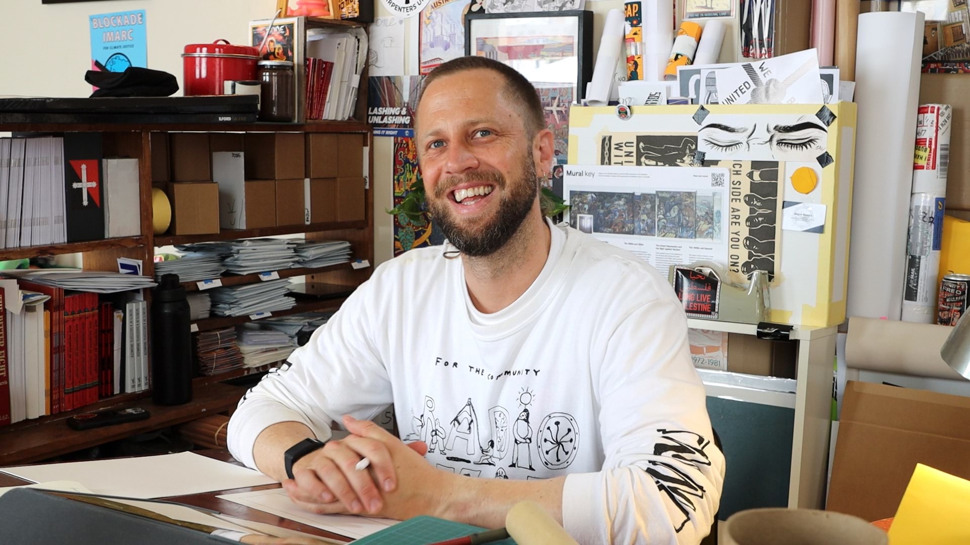 Phot of Sam Wallman illustrator and comic