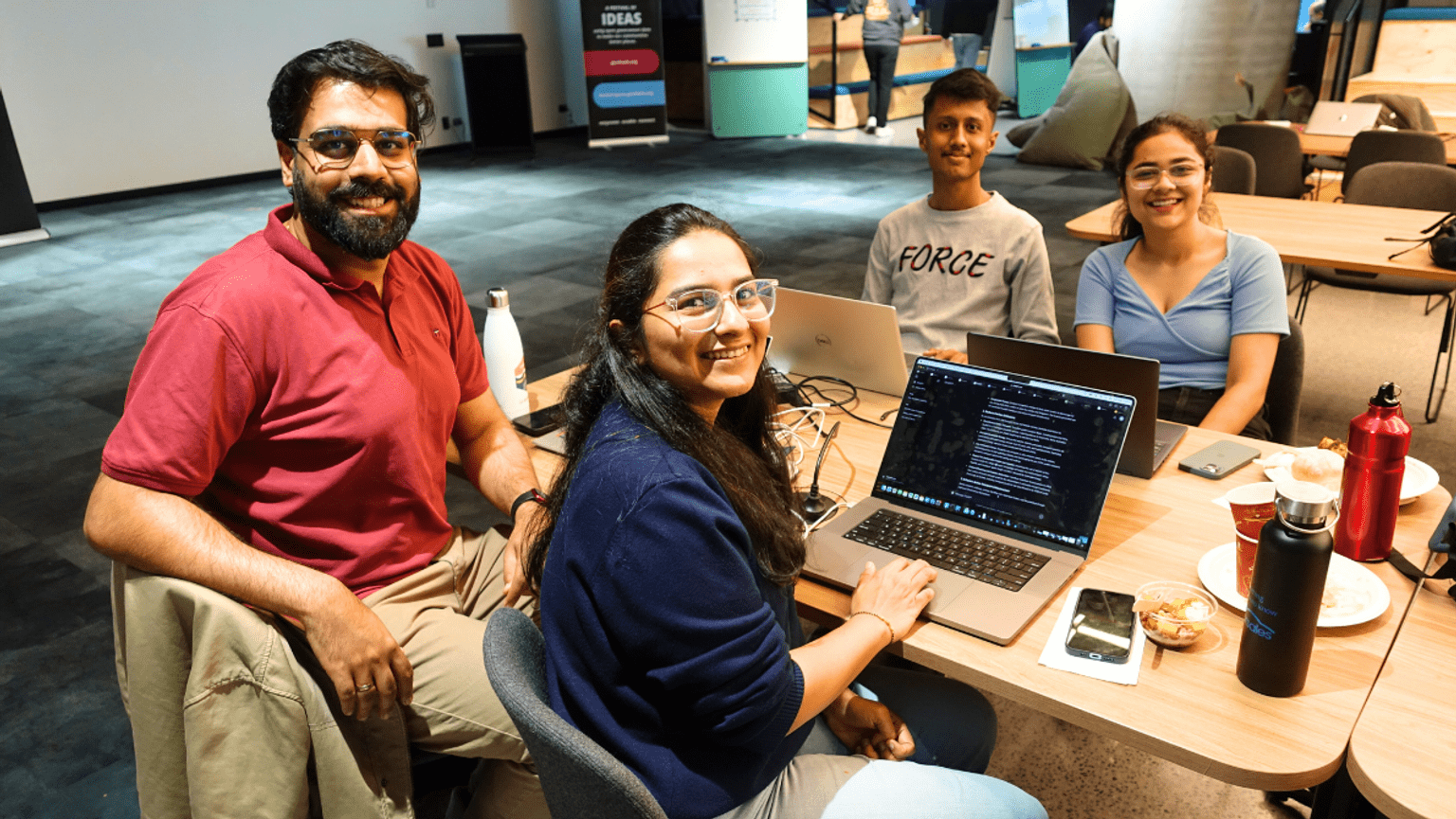 GovHack 2024 participants working on their project