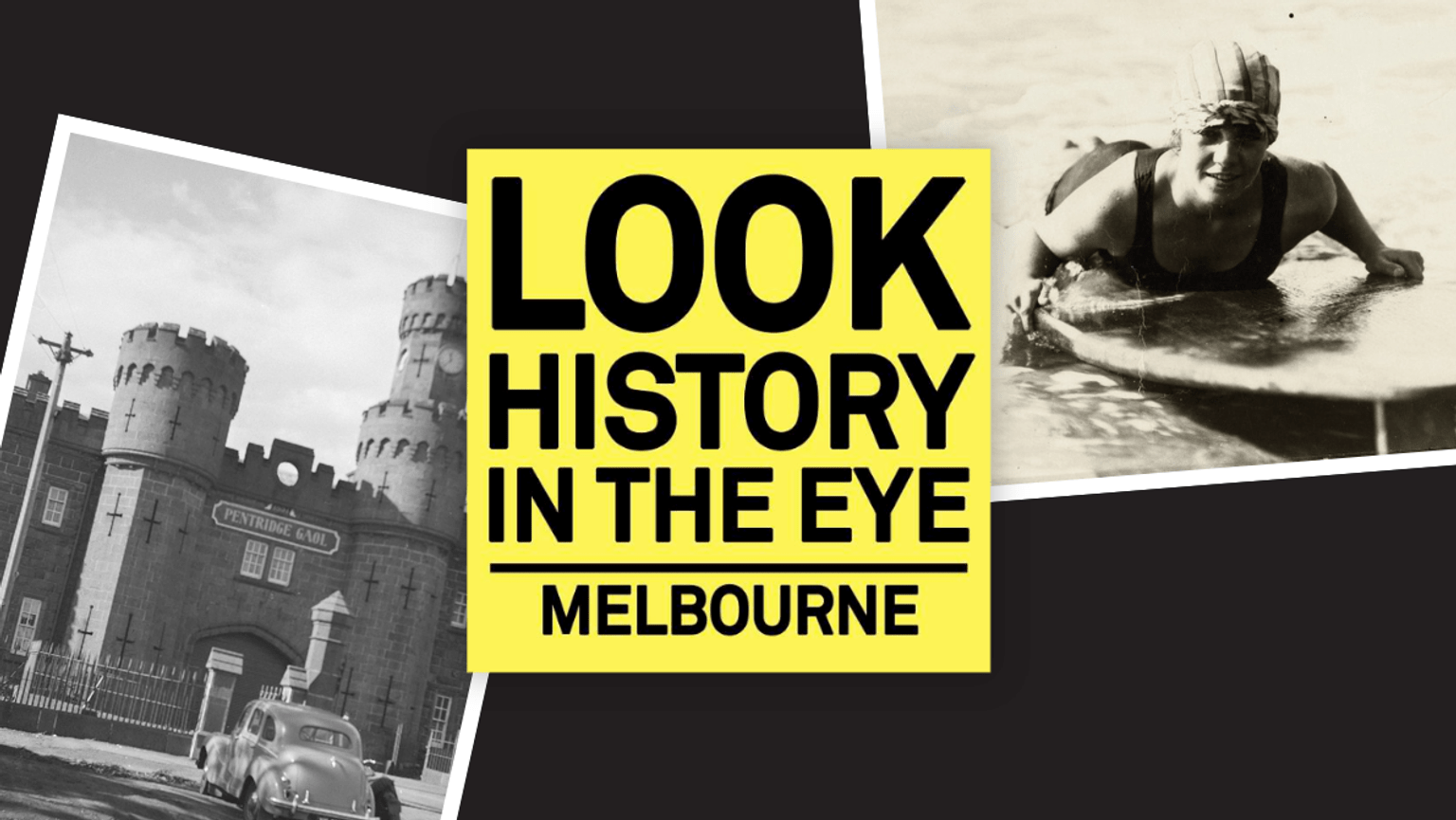 Images from Public Record Office Victoria's (PROV) collection to accompany DGS News story on PROV's podcast