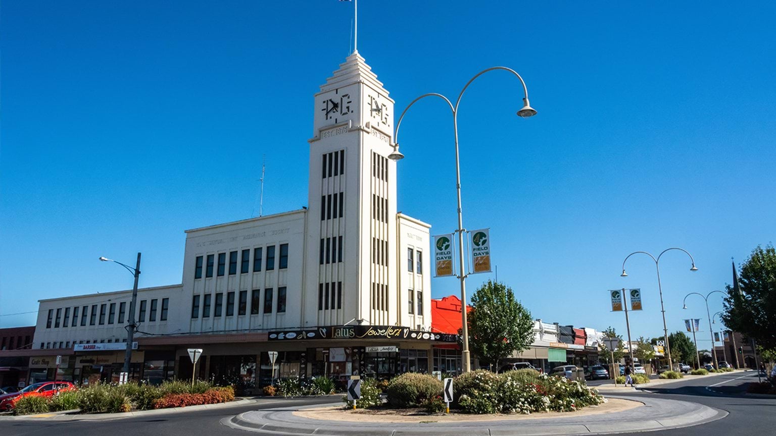 Street scene of Horsham regional city