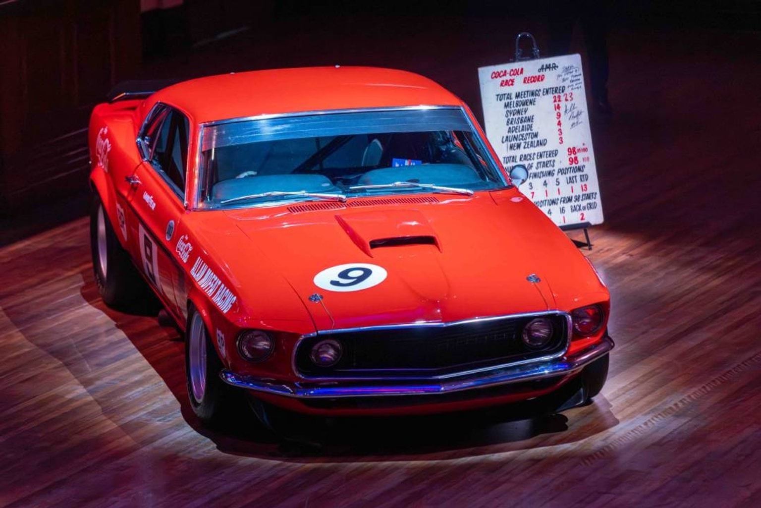 Allan Moffat OBE Trans AM Mustang 