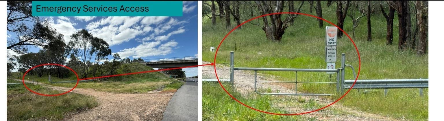 Freeway Connection Policy - Appendix E - Example1 of an emergency services gate of an authorised access point