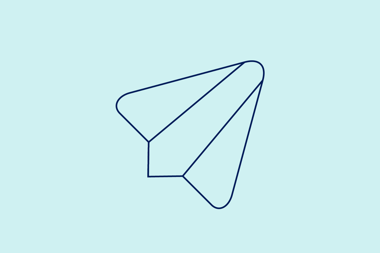 Icon of a paper plane