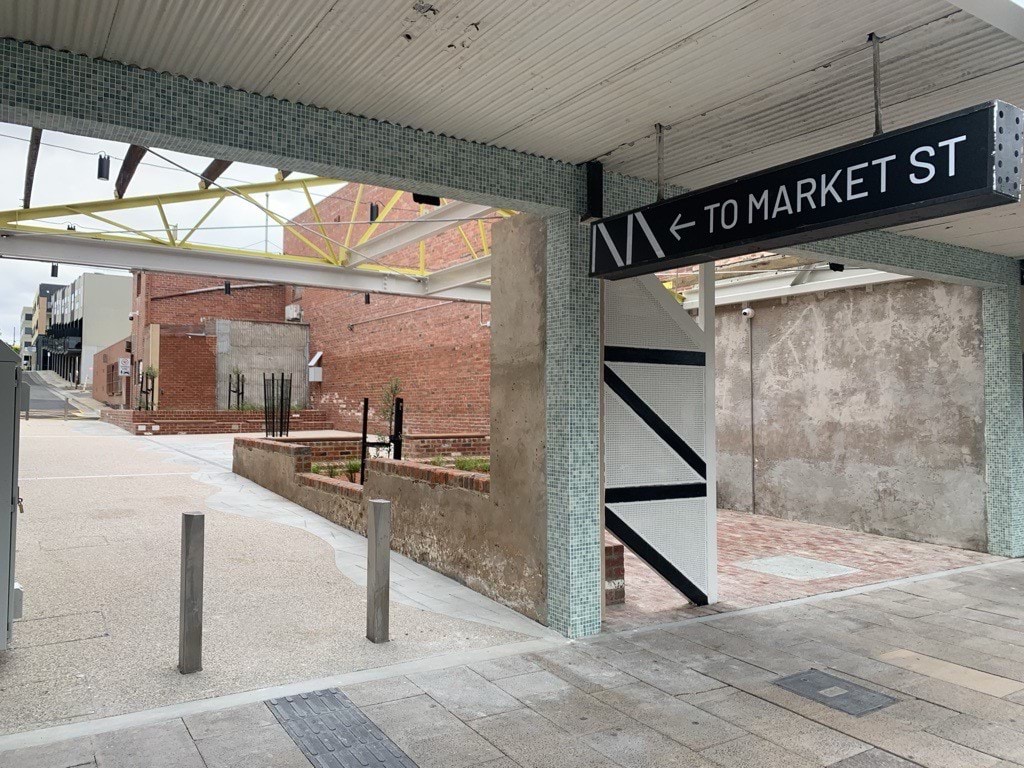 Central Geelong Market laneway