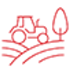 Agriculture and fishing icon 