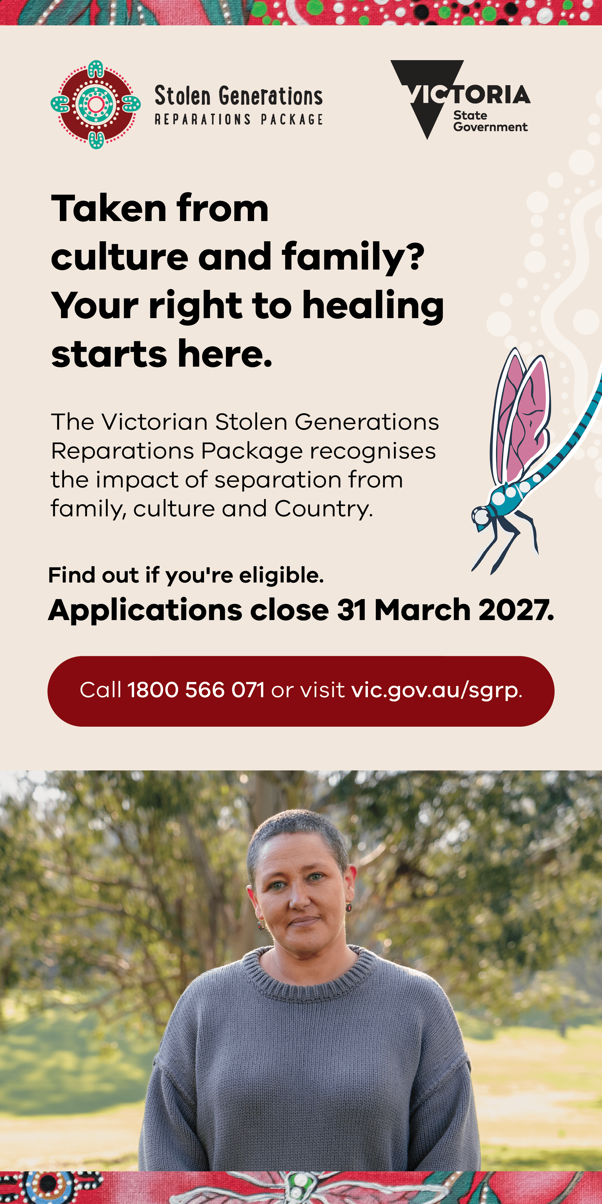 Taken from culture and family? Your right to healing starts here web banner
