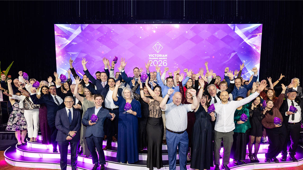 2026 Victorian Training Awards gala event