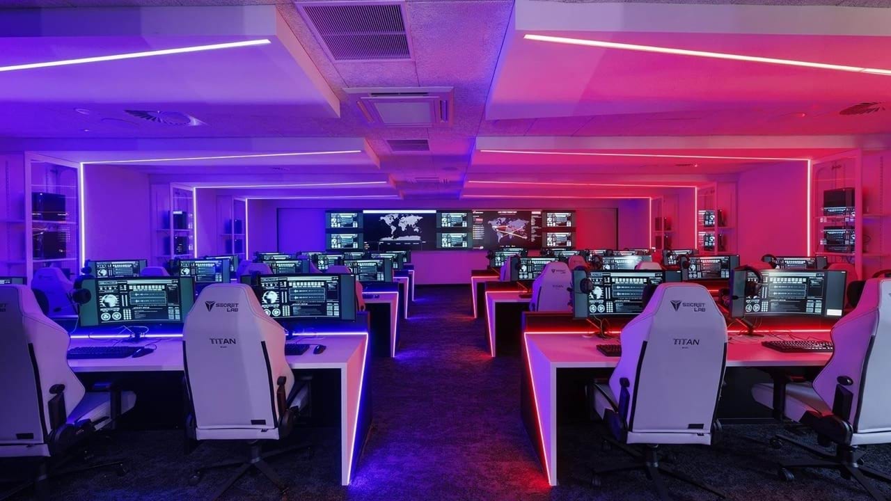 Esports and cyber security Lab at Brimbank Tech School.